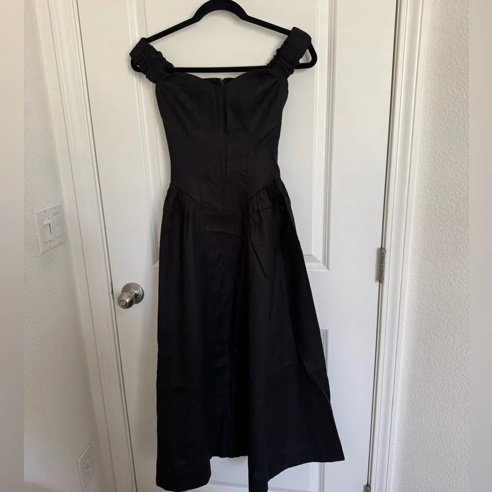 🖤New Reformation Monet Dress Black - Picture 3 of 5